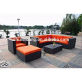 outdoor new design poly rattan furniture garden wicker sofa